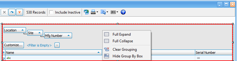 EditingGrouping EditingGrouping