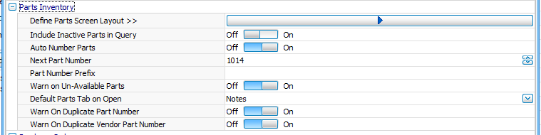 Parts Inventory_Config
